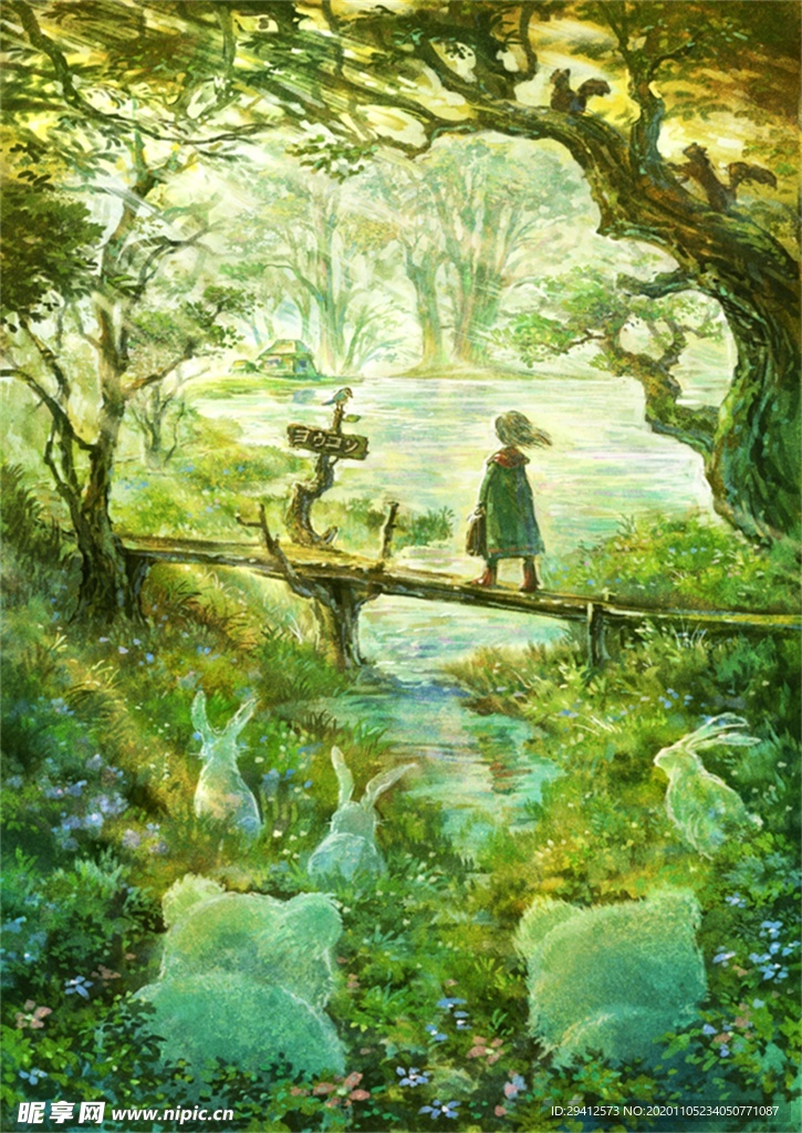 日系动漫背景