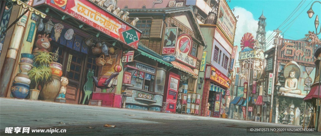 日系动漫背景