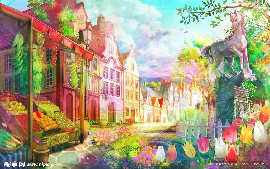 日系动漫背景