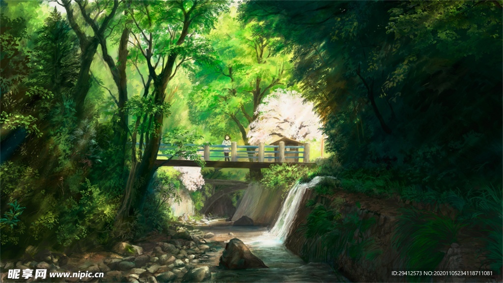 日系动漫背景