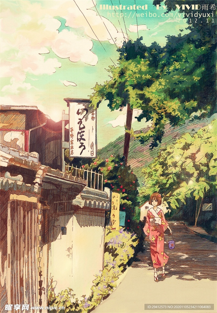 日系动漫背景