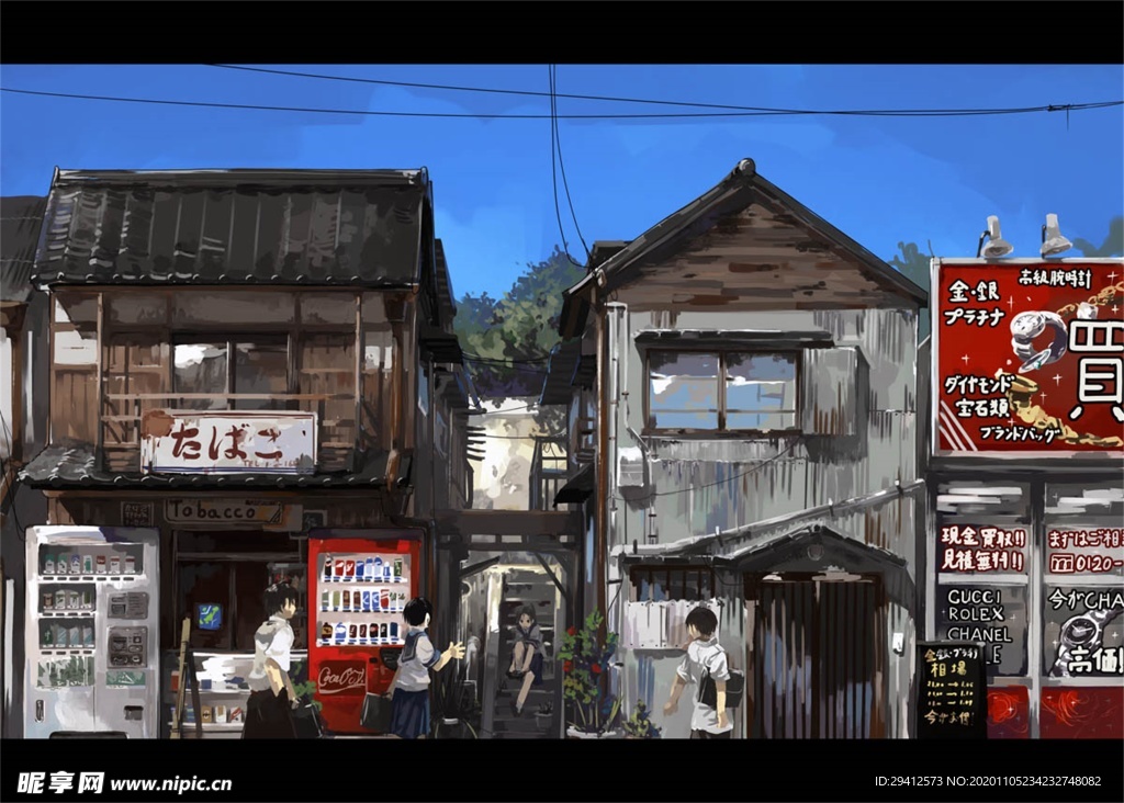 日系动漫背景