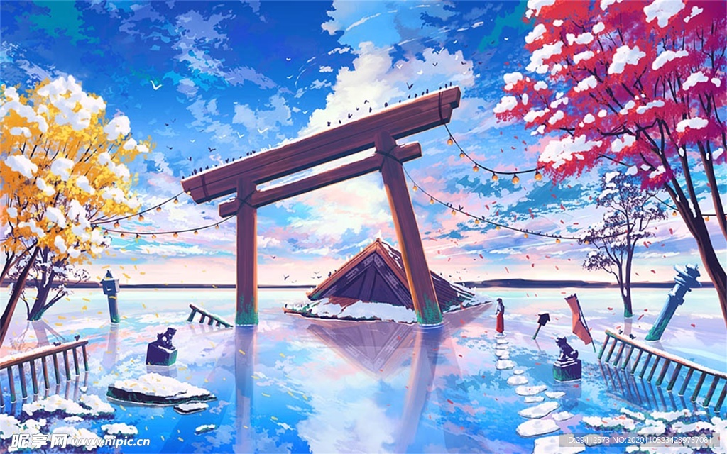 日系动漫背景