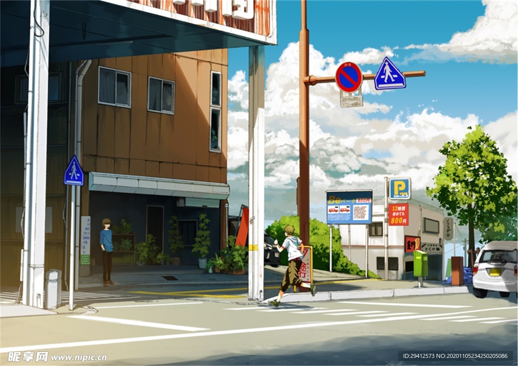 日系动漫背景