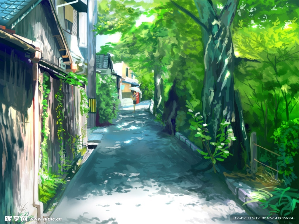 日系动漫背景