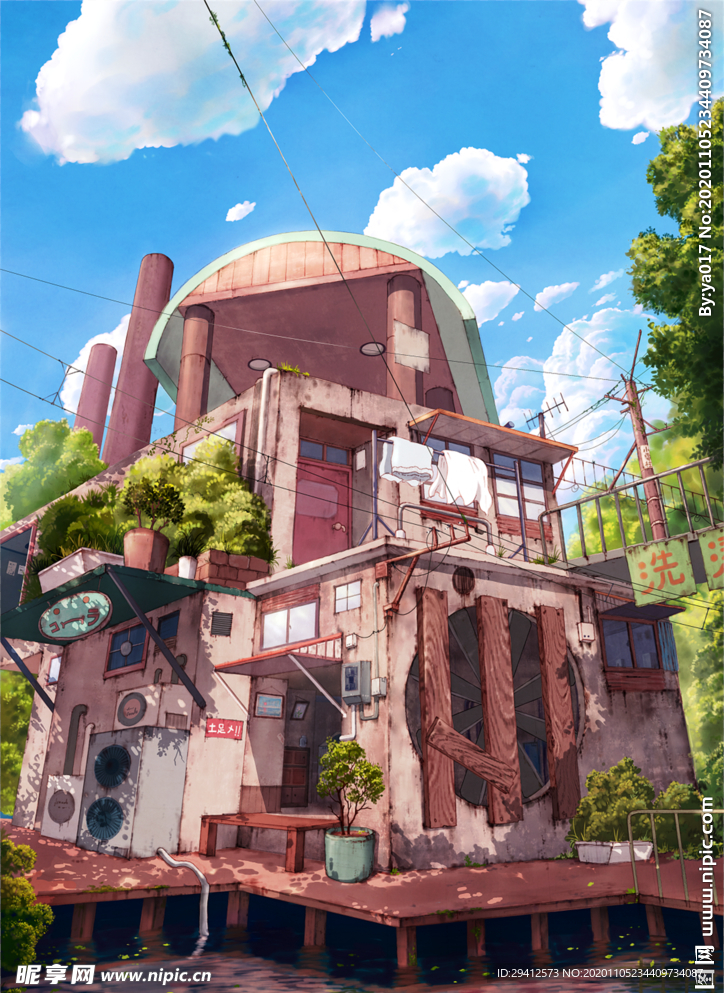 日系动漫背景