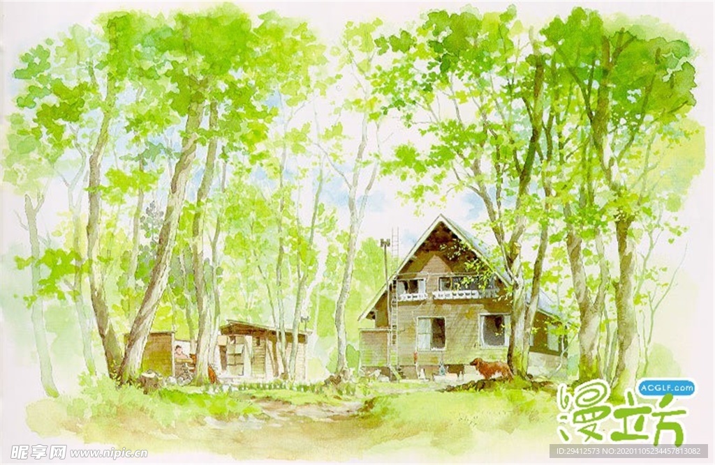 日系动漫背景