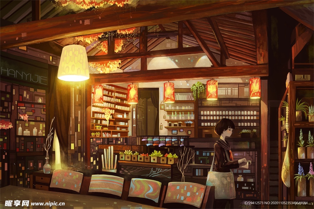 日系动漫背景