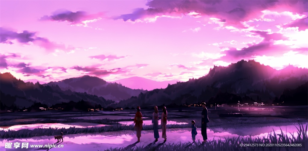 日系动漫背景
