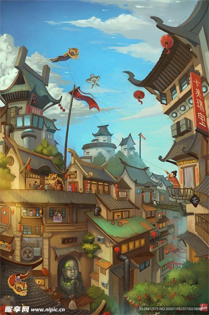 日系动漫背景