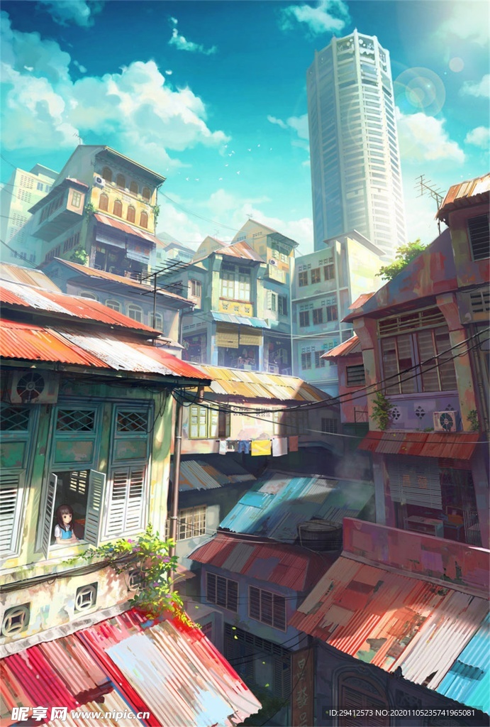 日系动漫背景