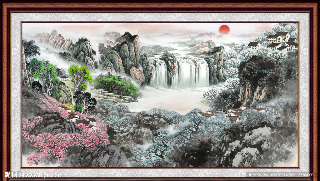 聚宝盆山水