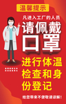 进入工厂 佩戴口罩 体温测量