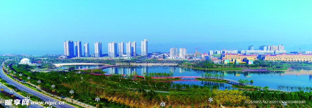 韩城南湖风景