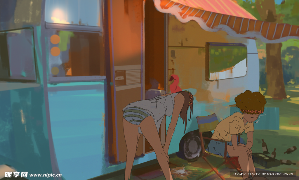 日系动漫背景
