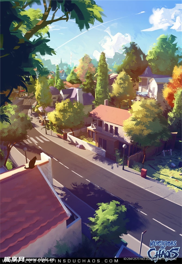 日系动漫背景