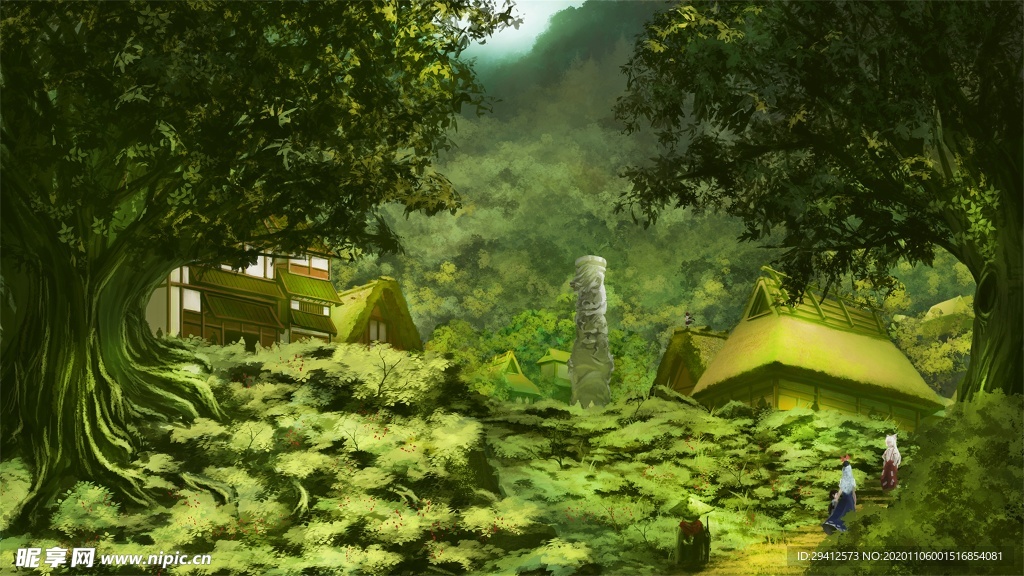 日系动漫背景