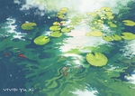 彩色动漫场景插画背景