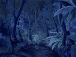 彩色动漫场景插画背景