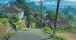 彩色动漫场景插画背景