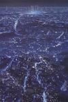 彩色动漫场景插画背景