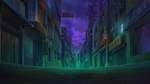 彩色动漫场景插画背景