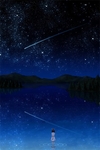 彩色动漫场景插画背景