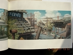 彩色动漫场景插画背景