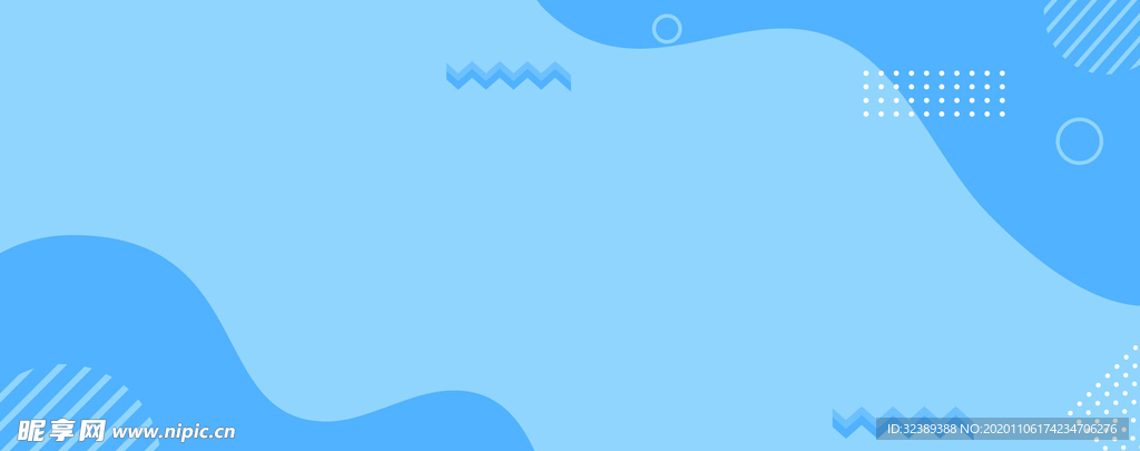 扁平商务banner背景