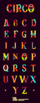 彩色马戏团字母