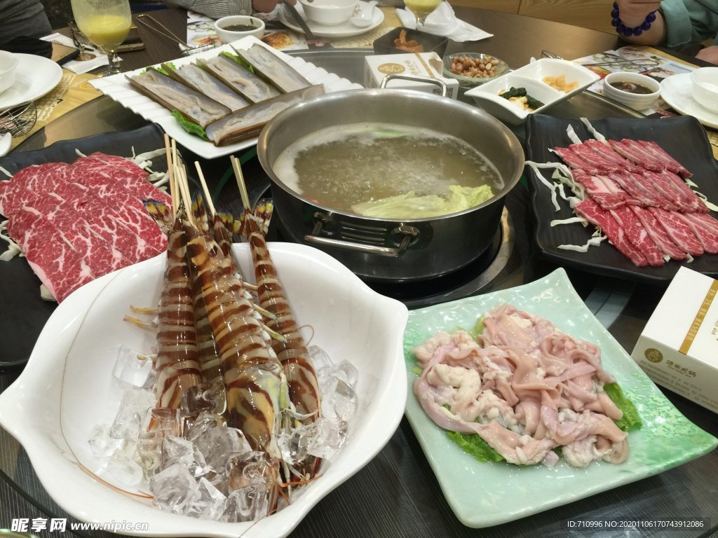 海鲜火锅