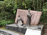 子昂雕塑 陈子昂摔琴 唐代诗人