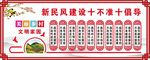 新民风建设围墙文化