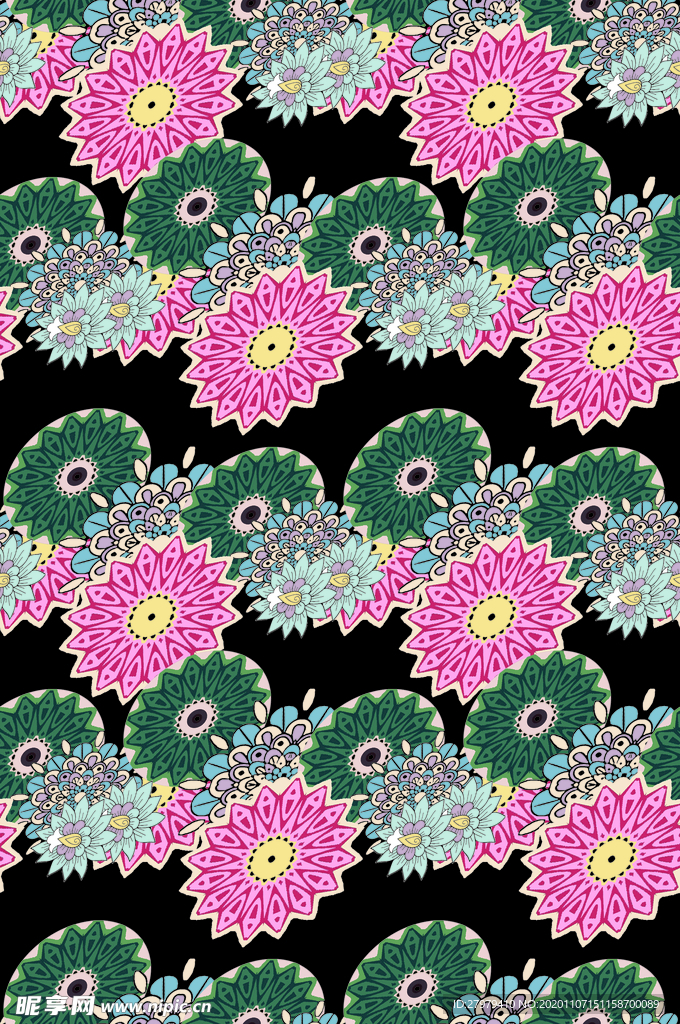 手绘花