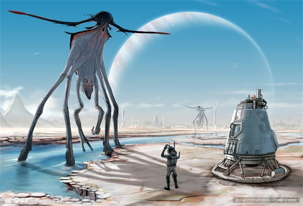 科幻背景