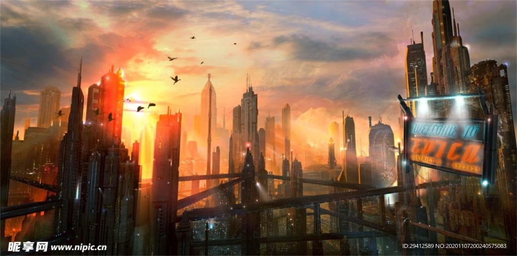 科幻背景