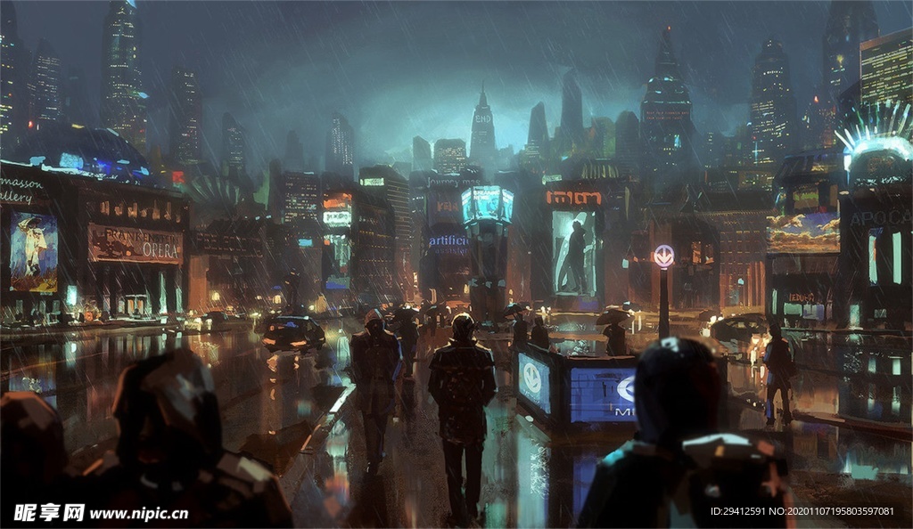科幻背景