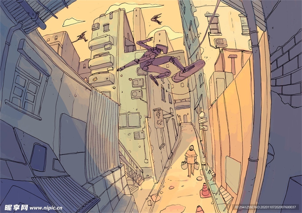 科幻背景