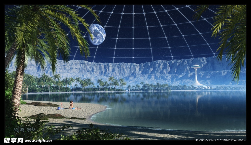 科幻背景