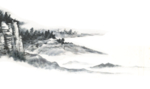 水墨山水素材