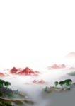 水墨山水素材