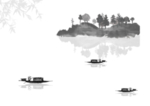 水墨山水素材