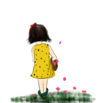 手绘女孩
