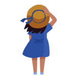 手绘女孩