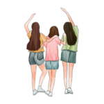 手绘女孩