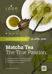 抹茶粉宣传海报