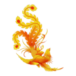 国潮凤凰插画