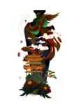 国潮凤凰插画