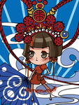 国潮京剧插画