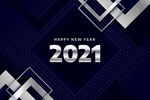 2021 新年展板背景